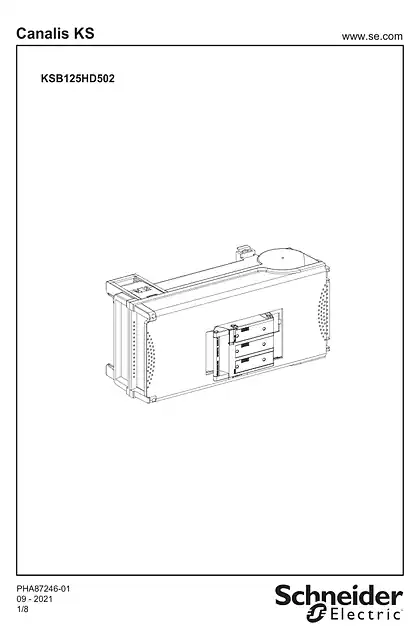 schneider施耐德TAP-OFF UNIT INSTRUCTION SHEET - 说明页